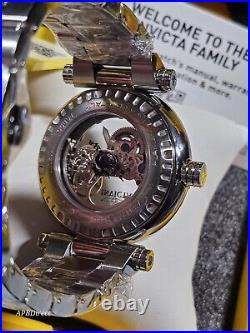 Invicta -Subaqua Noma I Automatic BRIDGE Mvmnt Skeleton Silver SS mens watch