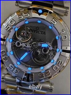 Invicta -Subaqua Noma I Automatic BRIDGE Mvmnt Skeleton Silver SS mens watch