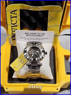 Invicta -Subaqua Noma I Automatic BRIDGE Mvmnt Skeleton Silver SS mens watch