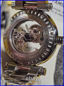 Invicta -Subaqua Noma I Automatic BRIDGE Mvmnt Skeleton Silver SS mens watch