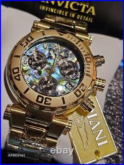Invicta Subaqua Noma I GOLD plated Limited Edition Swiss Z60 mens watch