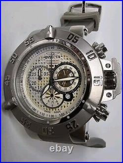Invicta Subaqua Noma III Men's Chronograph Watch White Gray 6044 Swiss Made
