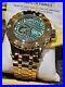 Invicta Subaqua Specialty Automatic GOLD PLATED Open Heart mens watch SAS