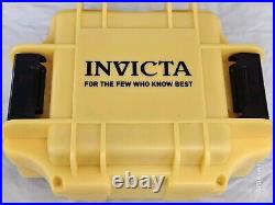 Invicta Subaqua Specialty Automatic GOLD PLATED Open Heart mens watch SAS