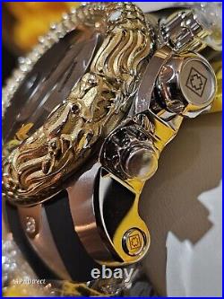 Invicta VENOM Snake Gold Silver 1000M Swiss Z60 Chronograph mens watch