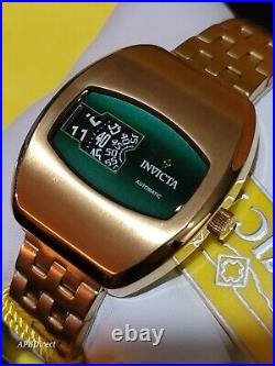 Invicta VINTAGE Automatic NH35A Gold Spinning Dials mens watch