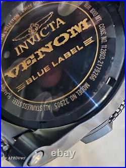 Invicta Venom BLUE LABEL 1000M Milanese Swiss Z60 Chrono mens watch