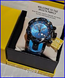 Invicta Venom Blue Dial & Strap Swiss Z60 Chrono 1000m mens watch