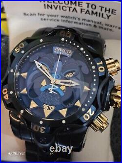 Invicta Venom Blue LABEL BULLDOG Swiss Z60 Chronograph 1000m mens watch