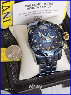 Invicta Venom Blue LABEL BULLDOG Swiss Z60 Chronograph 1000m mens watch