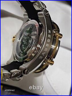 Invicta Venom COBRA Automatic Gunmetal Silver Gold Reserve mens watch