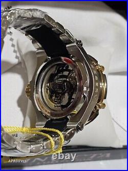 Invicta Venom COBRA Automatic Gunmetal Silver Gold Reserve mens watch