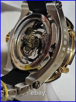 Invicta Venom COBRA Automatic Gunmetal Silver Gold Reserve mens watch