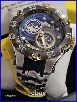 Invicta Venom COBRA Automatic Gunmetal Silver Gold Reserve mens watch