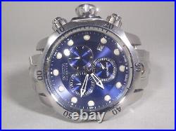 Invicta Venom Men's 53.7 mm Blue Dial Slim Silver 22 mm Bracelet Watch 6111