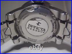 Invicta Venom Men's 53.7 mm Blue Dial Slim Silver 22 mm Bracelet Watch 6111