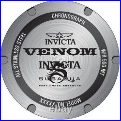 Invicta Venom Men's Multicolor Dial Chronograph Quartz Stainless Steel Watch