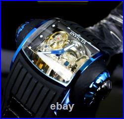 Invicta Vintage Ghost Automatic Men's Skeletonized Blue Dial Watch 68mm