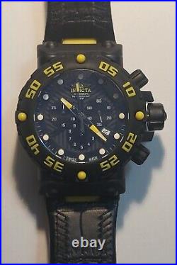 Invicta Watch Subaqua Men's Chronograph Watch 10048 Yellow Black