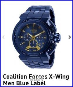 Invicta X-Wing BLUE LABEL Coalition Forces Chronograph mens watch