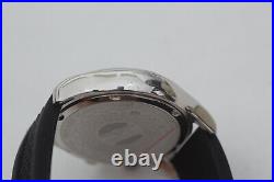 Invicta mens watch 3477 Vintage Alarm black rubber band stainless steel date