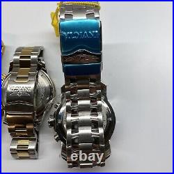 Lot of 4 Invicta 80058, 21891, 13966, 80160, 6934 Men's Watches BROKEN/FOR PARTS