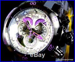 Men Invicta Reserve Venom Swiss Made Master Calendar Purple White Watch New