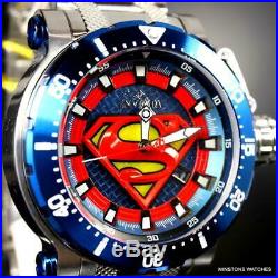 Men's Invicta DC Comics Superman Coalition Forces Automatic Steel 52mm Watch New
