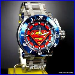 Men's Invicta DC Comics Superman Coalition Forces Automatic Steel 52mm Watch New