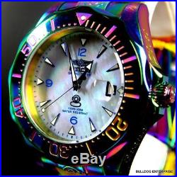 Men's Invicta Grand Diver Platinum MOP Iridescent Steel Automatic 47mm Watch New