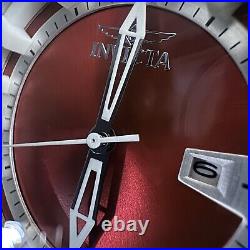 Men's Watch Invicta Thermo-Glow BOLT 52.5mm Silver Red Steel 42338