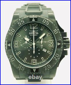 Mens Invicta 11925 Excursion Sport Chrono Date Silver Grey Dial Silicone Watch