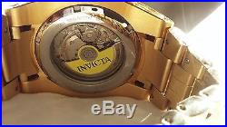 Mens Invicta 12762 Reserve Bolt Zeus Swiss Automatic SW500 Watch 18K Gold