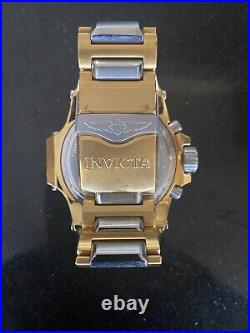 Mens Invicta Akula watch with abelone face And Two Tone Gold And Silver Bracelet