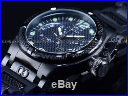 Mens Invicta Corduba Ibiza Carbon Fiber Chronograph Black Watch New With Warranty