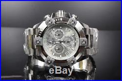 Mens Invicta Reserve Arsenal Watch Full Size 63mm Silver Swiss Chronograph New