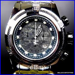 Mens Invicta Reserve Bolt Zeus Meteorite High Polish Steel Chronograph Watch New