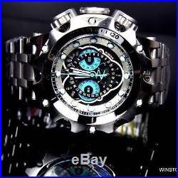 Mens Invicta Reserve Venom Hybrid Master Calendar Silver Tone Blue Watch New