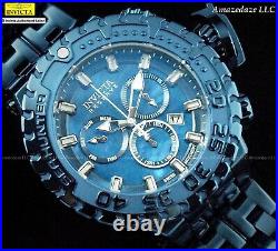 NEW INVICTA Men Swiss Chronograph 58mm BLUE LABEL Sea Hunter Stainless St Watch