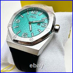 NEW INVICTA Men's Tiffany's Blue Octagonal Stainless Steel X-Large Watch 48MM