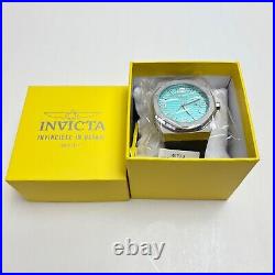 NEW INVICTA Men's Tiffany's Blue Octagonal Stainless Steel X-Large Watch 48MM