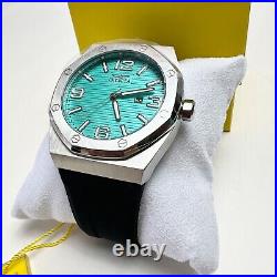 NEW INVICTA Men's Tiffany's Blue Octagonal Stainless Steel X-Large Watch 48MM