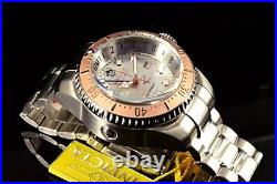 NEW Invicta 16964 Hydromax 52MM Silver Dial Swiss Quartz Bracelet Watch