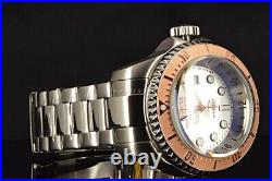 NEW Invicta 16964 Hydromax 52MM Silver Dial Swiss Quartz Bracelet Watch