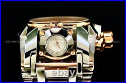 NEW Invicta 52mm BOLT ZEUS MAGNUM Chronograph ROSE GOLD/SLVR DUAL MOVEMENT Watch