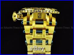 NEW Invicta 52mm Men's LE GOLD OUT JASON TAYLOR CHAOS Ronda Chronograph SS Watch