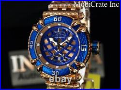 NEW Invicta 52mm Men's Subaqua Talon Automatic KHAKI Tone Blue SS Bracelet Watch
