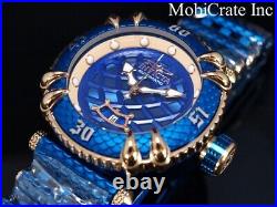 NEW Invicta 52mm Men's Subaqua Talon Automatic Rose Tone Blue SS Bracelet Watch