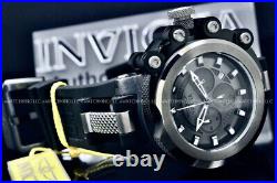 NEW Invicta 55MM COALITION FORCES TRIGGER Gunmetal TITANIUM Chrono S. S Watch