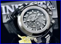 NEW Invicta 55MM COALITION FORCES TRIGGER Gunmetal TITANIUM Chrono S. S Watch